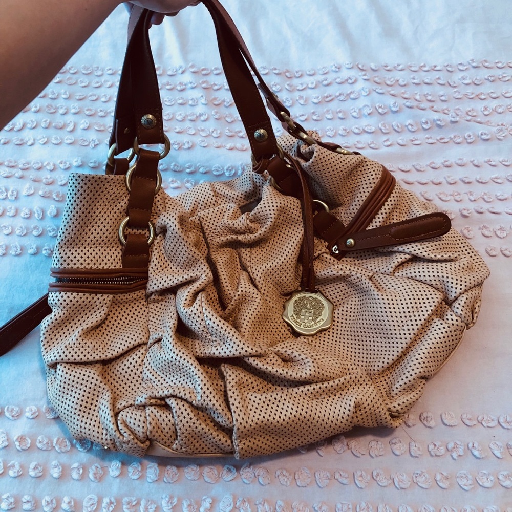 Vince Camuto Perforated Shoulder Bag